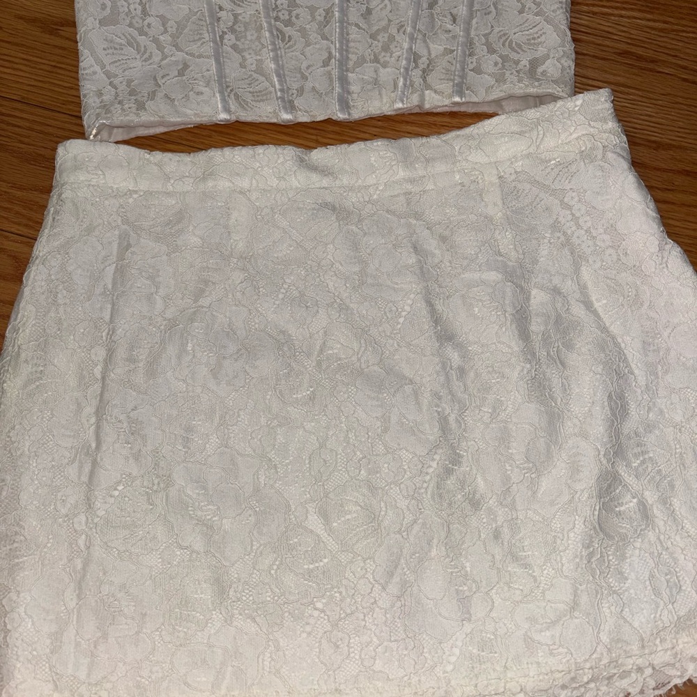 Aqua Ivory Lace Set - Picture 8 of 13